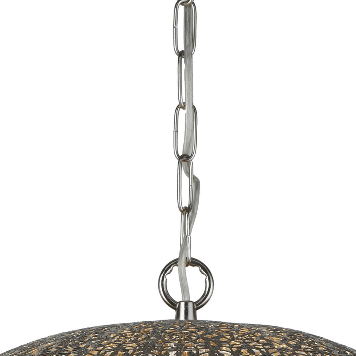 SVJETILJKA VISEĆA  39/80 cm      Fretwork  - boje nikla, Design, metal (39/80cm)