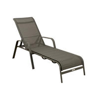 ZÁHRADNÉ LEŽADLO kov, textil - sivá, Basics, kov/textil (112cm) - Doppler