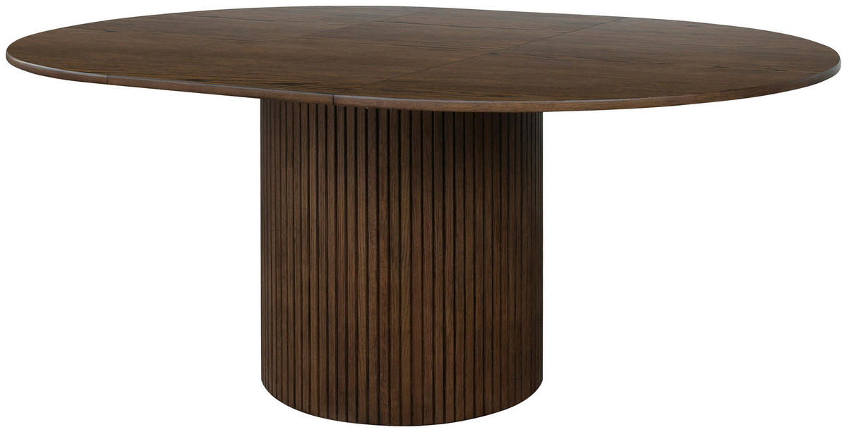 MATBORD i trä 130-180/130/75 cm   - mörkbrun, Modern, trä (130-180/130/75cm) - Niels Andersson