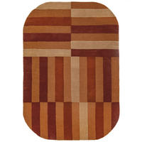 WOLLTEPPICH 140/200 cm Eldon Terracotta oval  - Terracotta, Basics, Textil (140/200cm) - Flair Rugs