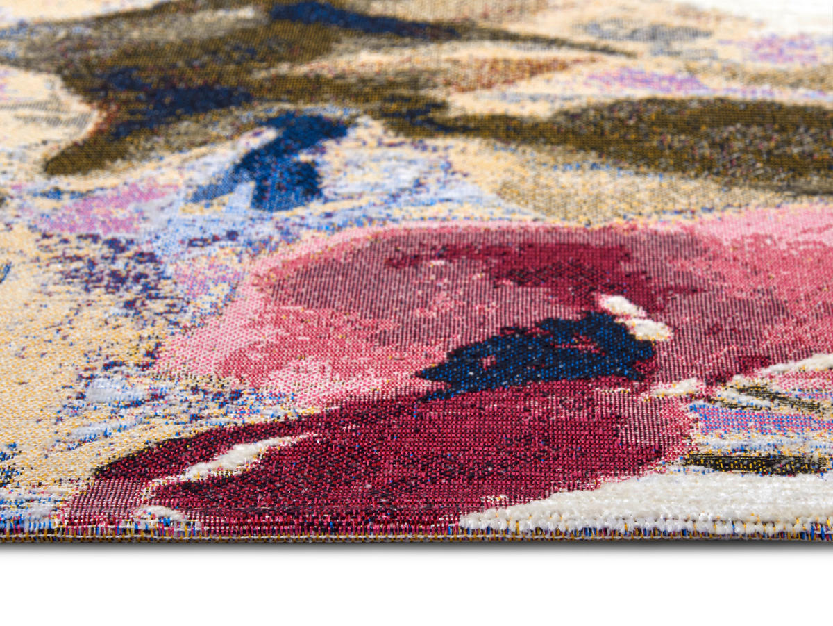 FLACHWEBETEPPICH 60/90 cm Gobelin Multicolor  - Multicolor, Design, Kunststoff/Textil (60/90cm)