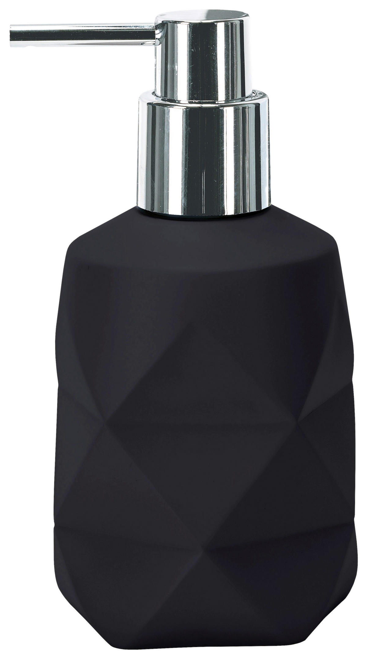 SEIFENSPENDER Kunststoff  - Schwarz, Konventionell, Kunststoff (8/17cm) - Kleine Wolke