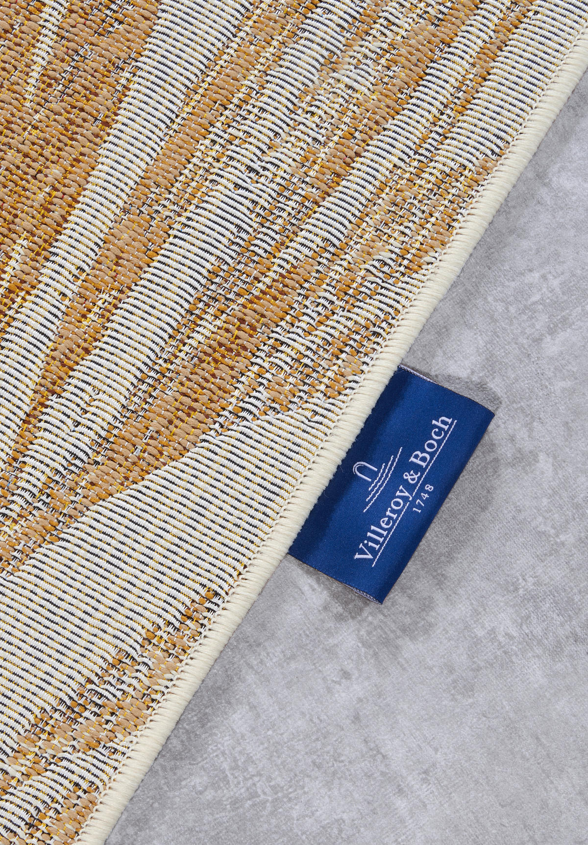 OUTDOORTEPPICH 200/285 cm Kollektion 1767 Creme, Goldfarben  - Goldfarben/Creme, Design, Kunststoff (200/285cm) - Villeroy & Boch