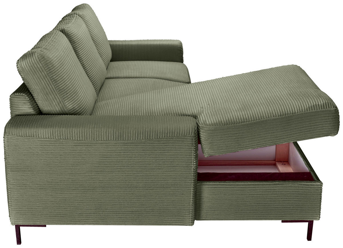 Freisteller von Carryhome ECKSOFA Olivgrün Cord.