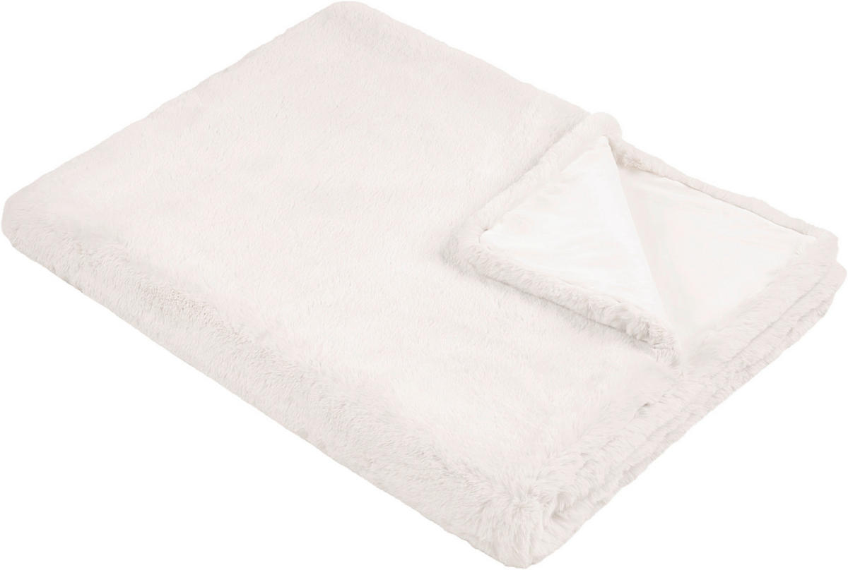 FELLDECKE 150/200 cm  - Weiß, Basics, Textil (150/200cm) - Dieter Knoll