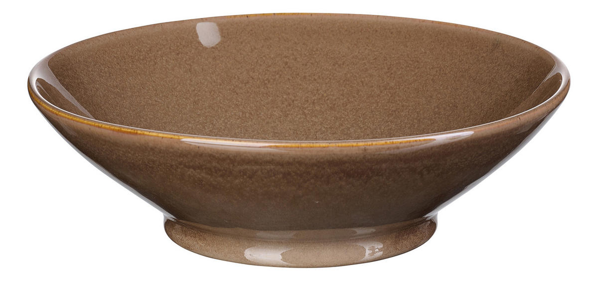 SUPPENSCHALE Dunkelbraun Porzellan Sahara  - Dunkelbraun, KONVENTIONELL, Keramik (20,5/6cm) - Ritzenhoff Breker