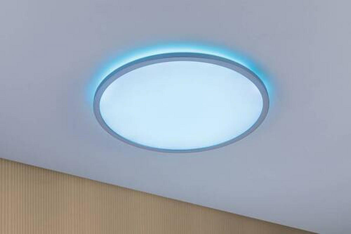 LED-PANEEL  - Chromfarben, Basics, Kunststoff (42cm) - Paulmann