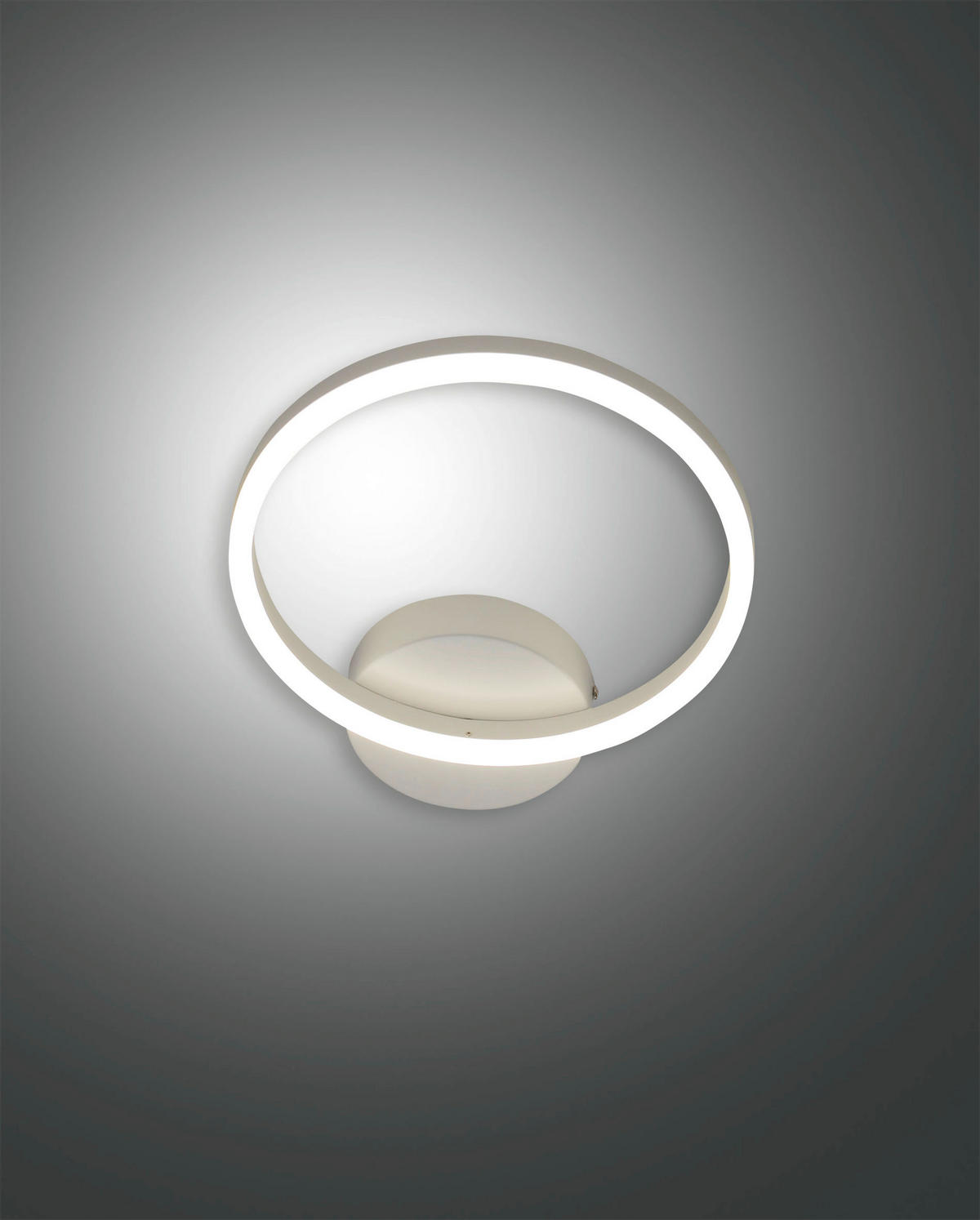 LED-WANDLEUCHTE Giotto 30/6,5 cm   - Weiß, Design, Kunststoff/Metall (30/6,5cm) - Fabas Luce