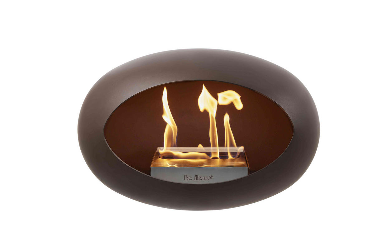 LE FEU DOME KAMIN NA ETANOL - mokka, Basics, metal (59/68/106cm)
