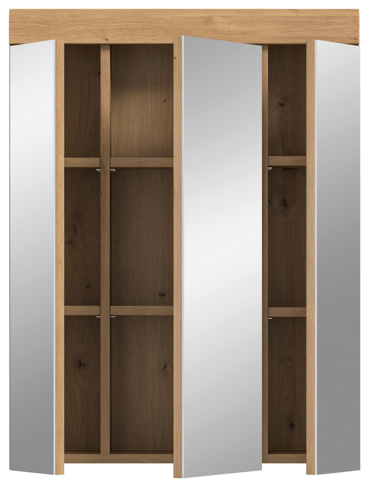 SPIEGELSCHRANK 60/79/18 cm  - Eiche Artisan, MODERN, Glas/Holzwerkstoff (60/79/18cm) - MID.YOU