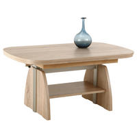 COUCHTISCH 108-157/67/53-69 cm rechteckig Sonoma Eiche  - Sonoma Eiche, KONVENTIONELL, Holzwerkstoff (108-157/67/53-69cm) - Boxxx