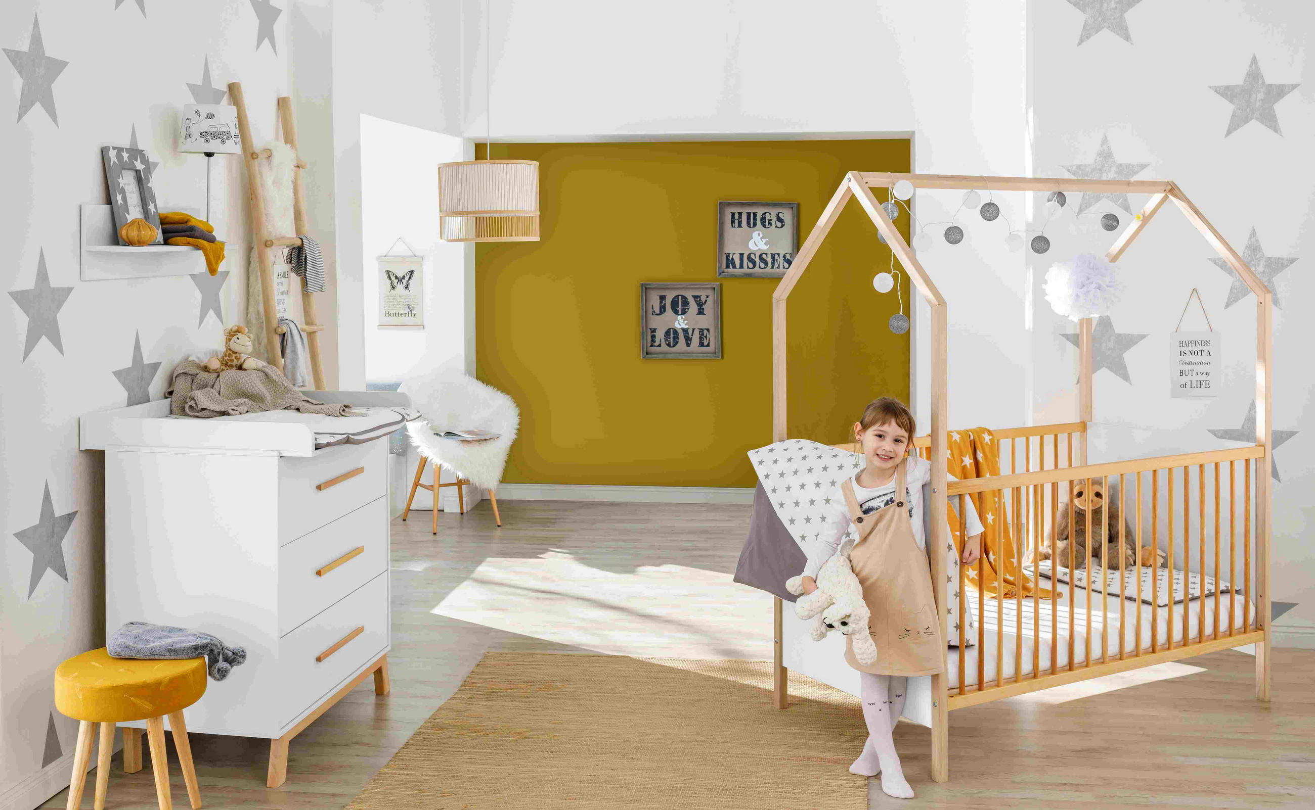 BABYZIMMER Venice  - Buchefarben/Weiß, Basics, Holz/Holzwerkstoff - Schardt