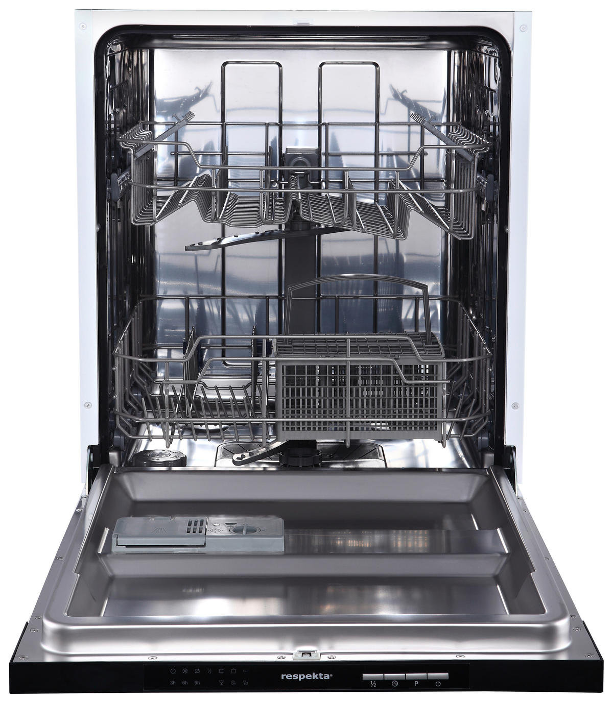 KÜCHENBLOCK 310 cm   in Wildeiche, Schilfgrün  - Schilfgrün/Wildeiche, Trend, Holzwerkstoff/Metall (310cm) - Respekta