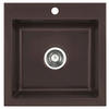 SPÜLE Mera 51 / 50010165  - Braun, Basics, Keramik (51/51/20cm) - Systemceram