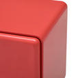 NACHTSCHRANK 56,5/56,5/42,5 cm  - Hellrot, Design, Holzwerkstoff (56,5/56,5/42,5cm) - Novel