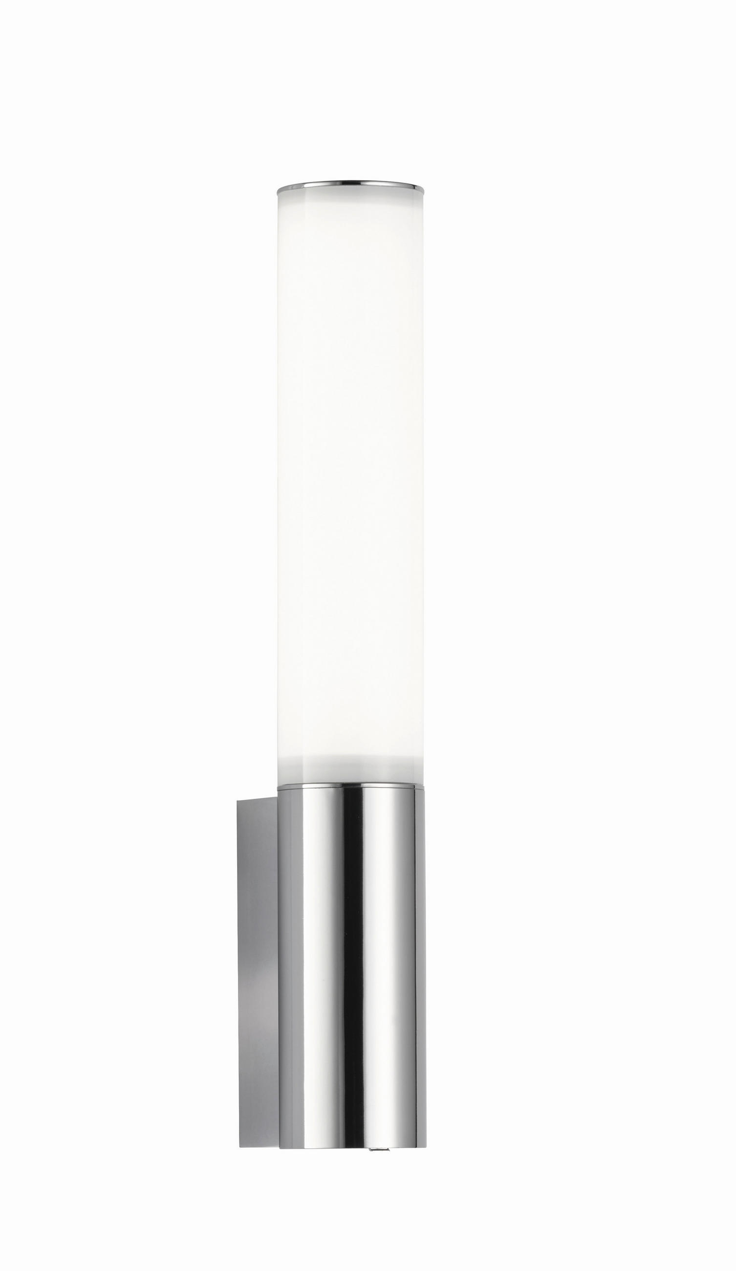 LED VÄGGLAMPA   - klar/kromfärg, Basics, metall/glas (39/6/10cm) - Celina