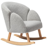KINDER-SCHAUKELSESSEL - Grau, Trend, Textil (46,5/55,5/55cm) - Jimmylee