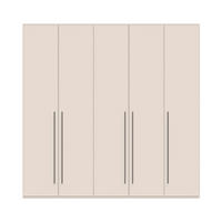 ORMAR SA KLASIČNIM VRATIMA  227/224/56 cm  - Dizajnerski, pločasti materijal/plastika (227/224/56cm)