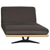 OTTOMANE in Echtleder Dunkelbraun  - Dunkelbraun/Beige, Design, Leder/Holz (114/92/165-218cm) - Dieter Knoll