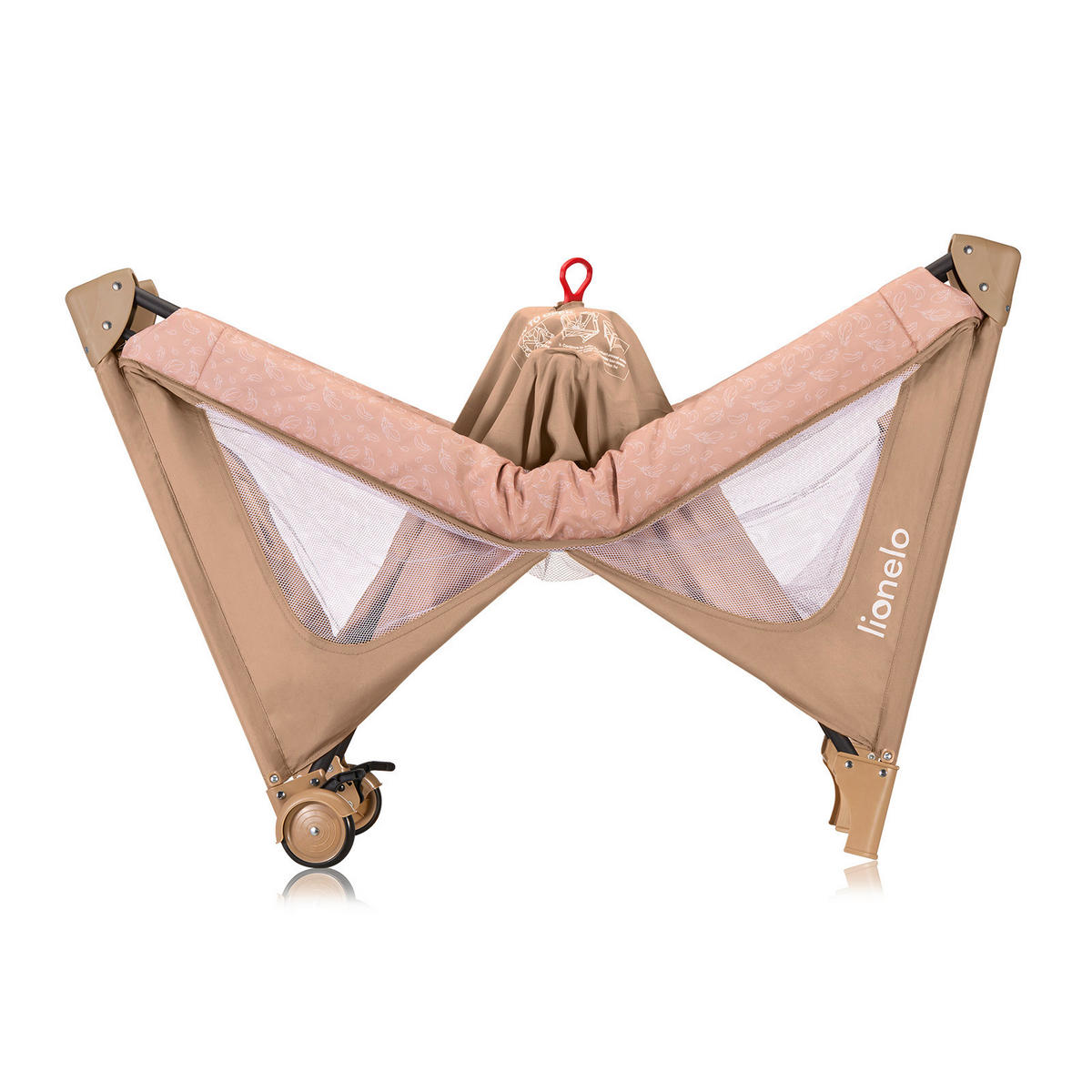 REISEBETT Jasmin Easy Fold Beige  - Beige, Basics, Kunststoff (123/67/74.9cm) - Lionelo
