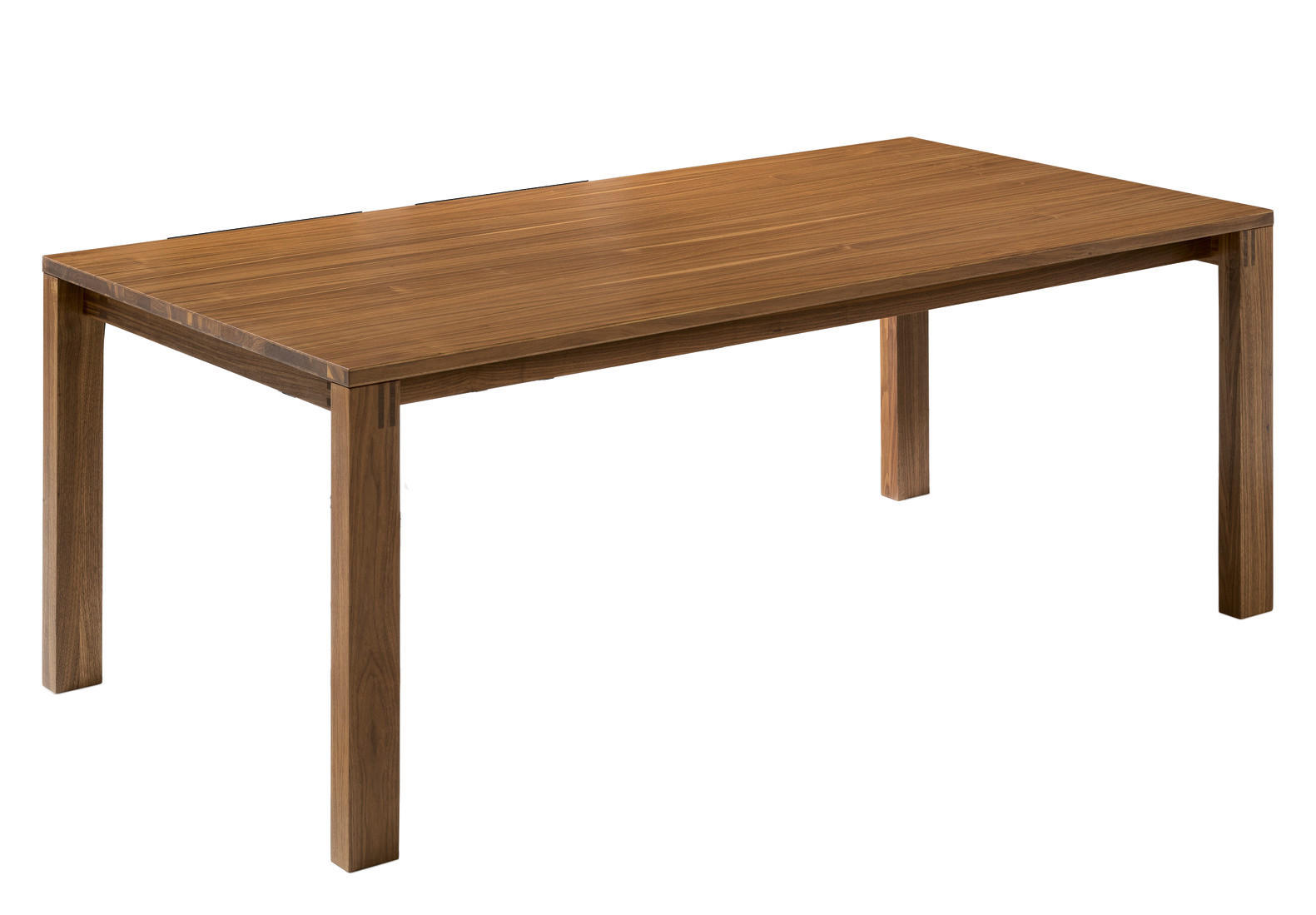 ESSTISCH 160(260)/100/75 cm Echtholz  Holz ausziehbar rechteckig Nussbaumfarben  - Nussbaumfarben, Design, Holz (160(260)/100/75cm) - TEAM 7
