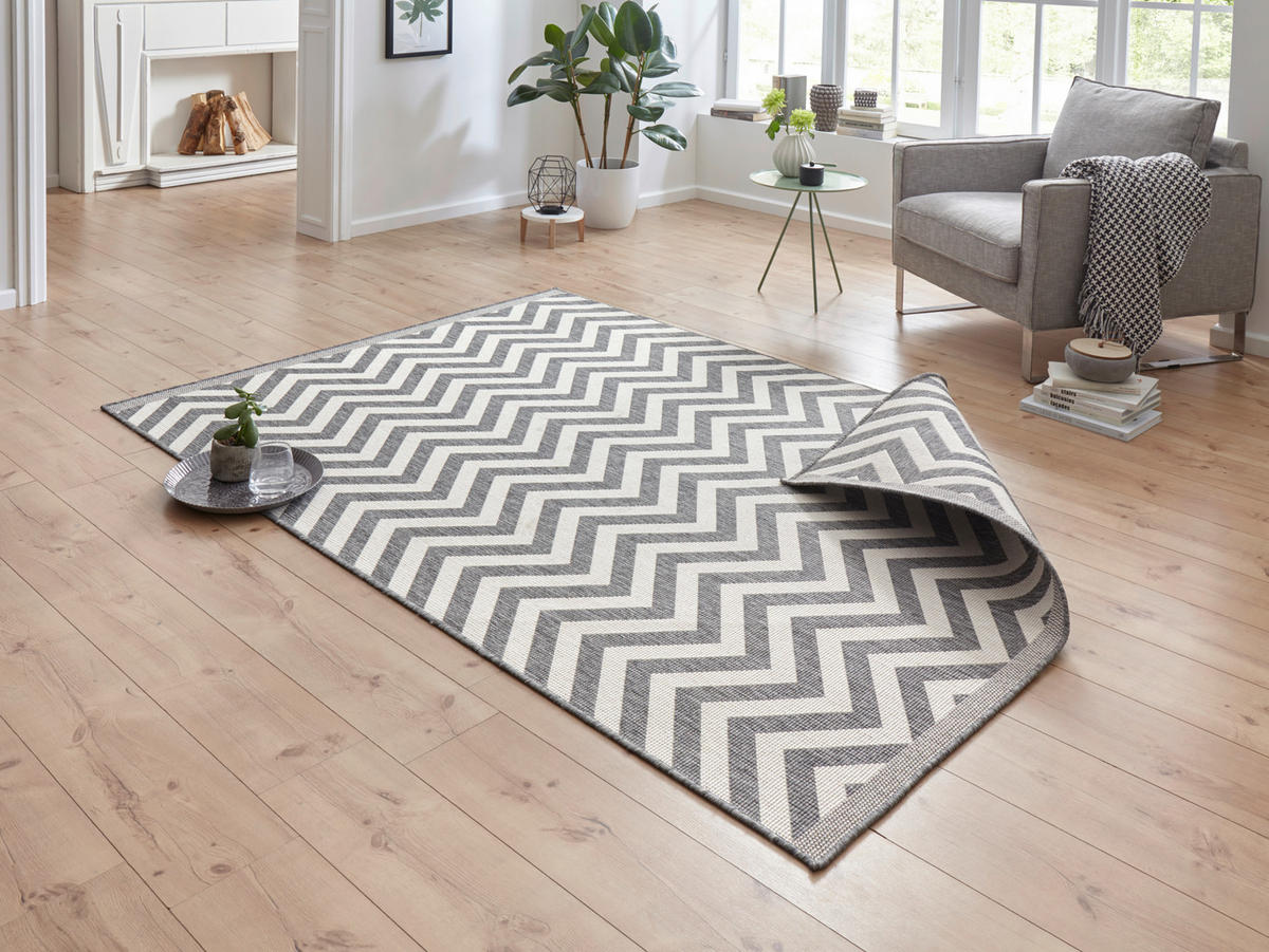 OUTDOORTEPPICH 200/290 cm Twin Supreme Creme, Grau  - Creme/Grau, Design, Kunststoff (200/290cm)