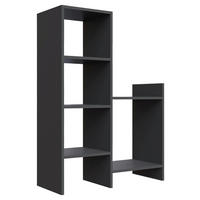 REGÁL NA TOPÁNKY, antracitová, 85,6/120/35,6 cm - antracitová, Design, kompozitné drevo (85,6/120/35,6cm) - Livetastic