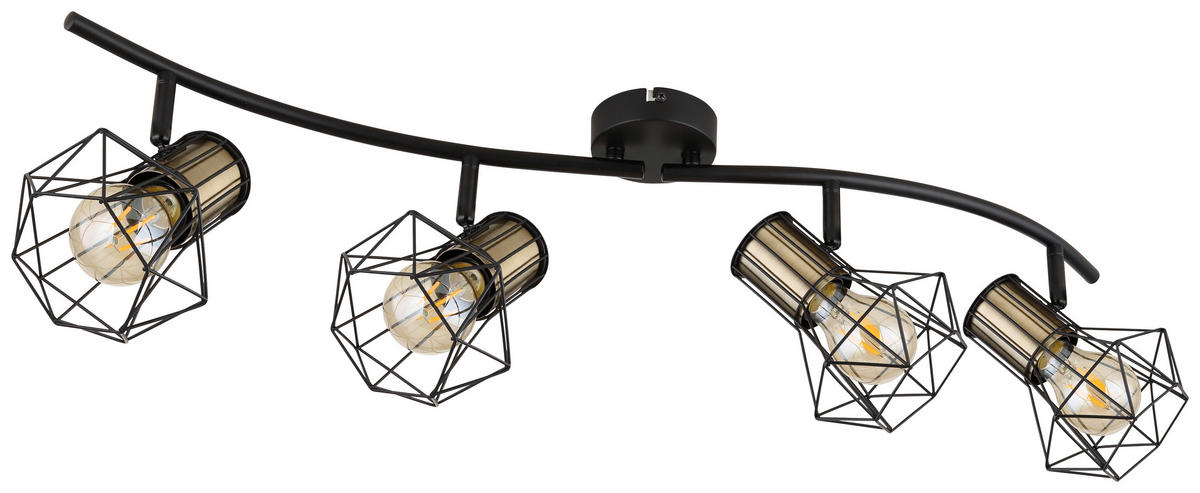 SPOTLIGHT 80/22,5 cm   - mässingsfärgad/svart, Trend, metall (80/22,5cm) - Globo