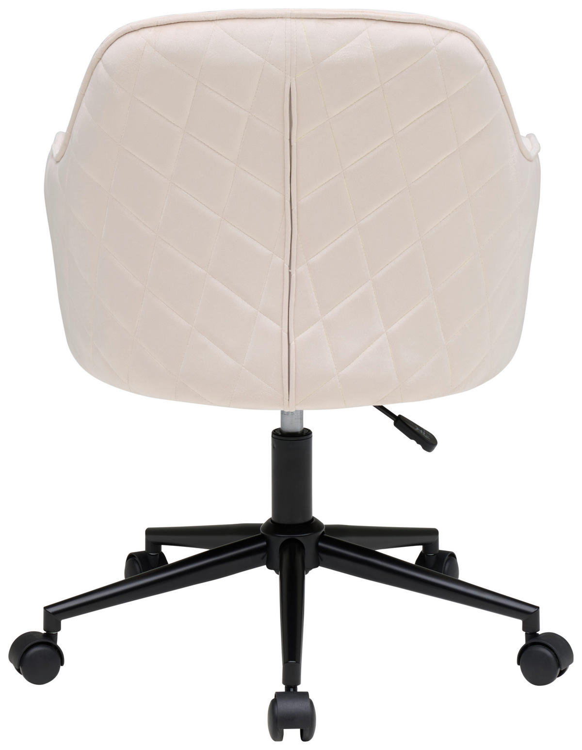 VRTLJIVI STOL kovina, tekstil bež, črna  - črna/bež, Moderno, kovina/umetna masa (58/82/90/62cm) - MID.YOU