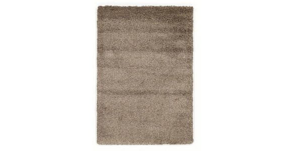 HOCHFLORTEPPICH 80/200 cm Fashion Shaggy Hellbraun - Hellbraun, Basics, Textil (80/200cm) - Novel