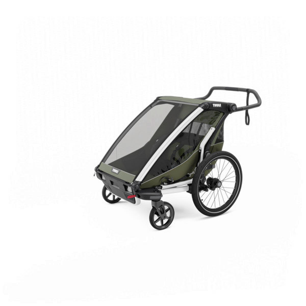 FAHRRADANHÄNGER   Chariot Lite 2 Double  - Olivgrün, LIFESTYLE, Kunststoff (84/63/34cm) - Thule