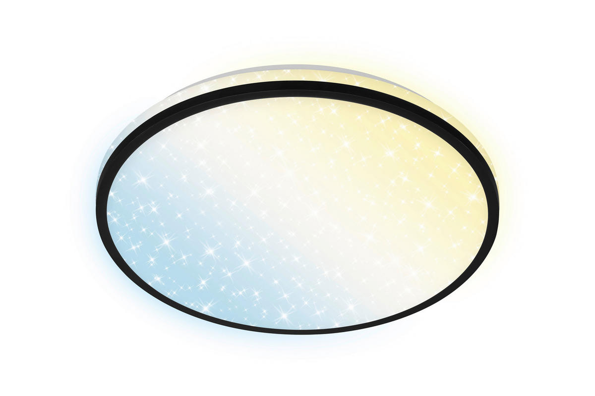 LED PLAFONJERA  - crna, Dizajnerski, metal/plastika (33,3/6,2cm)