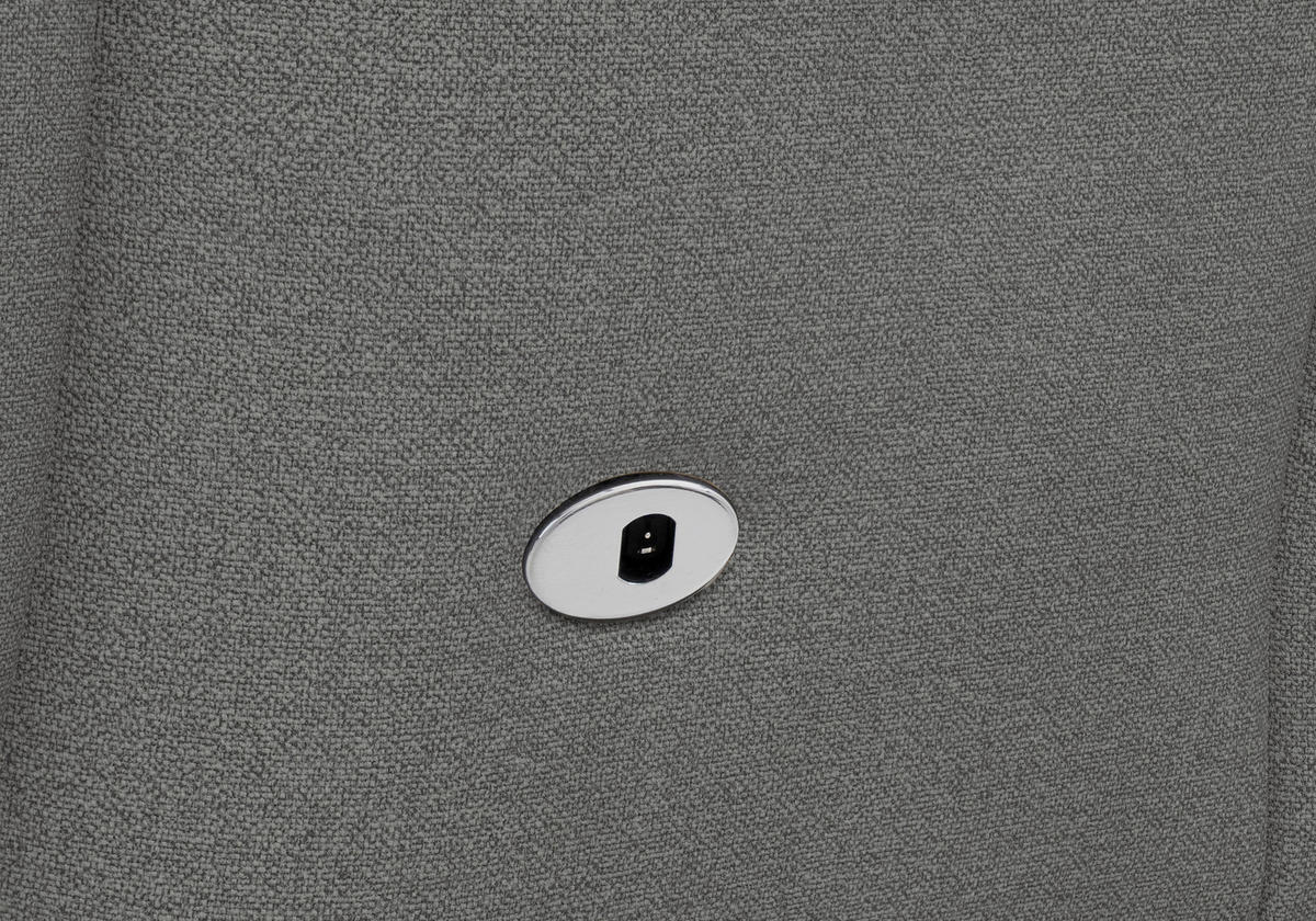 RELAXSESSEL in Textil Anthrazit  - Anthrazit/Schwarz, Basics, Kunststoff/Textil (76/114/84cm) - Sit & More