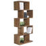 REGAL Sheesham massiv Sheeshamfarben - Sheeshamfarben, Design, Holz (60/150/30cm) - KARE-Design