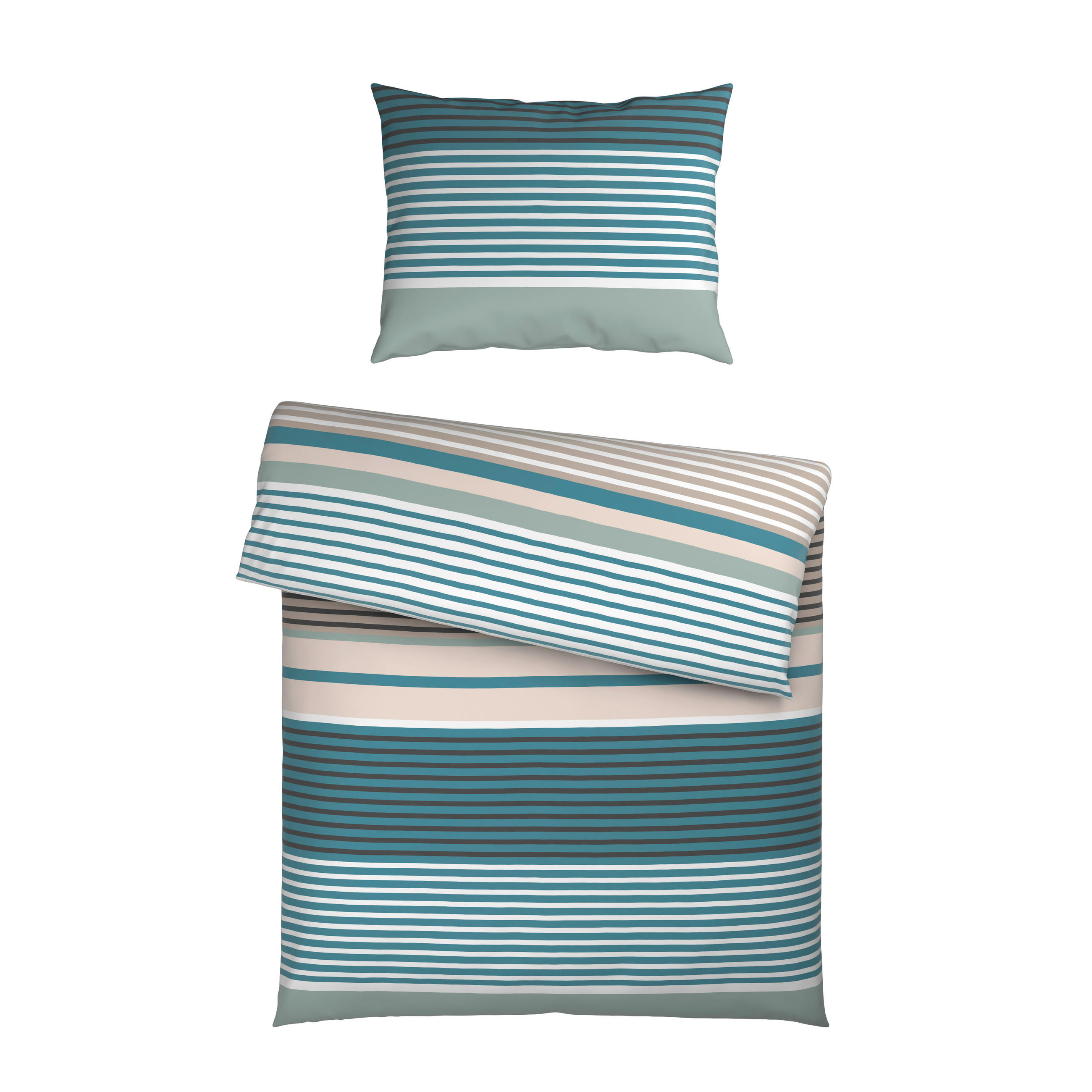 Esposa POVLEČENÍ, satén, modrá, 140/200 cm