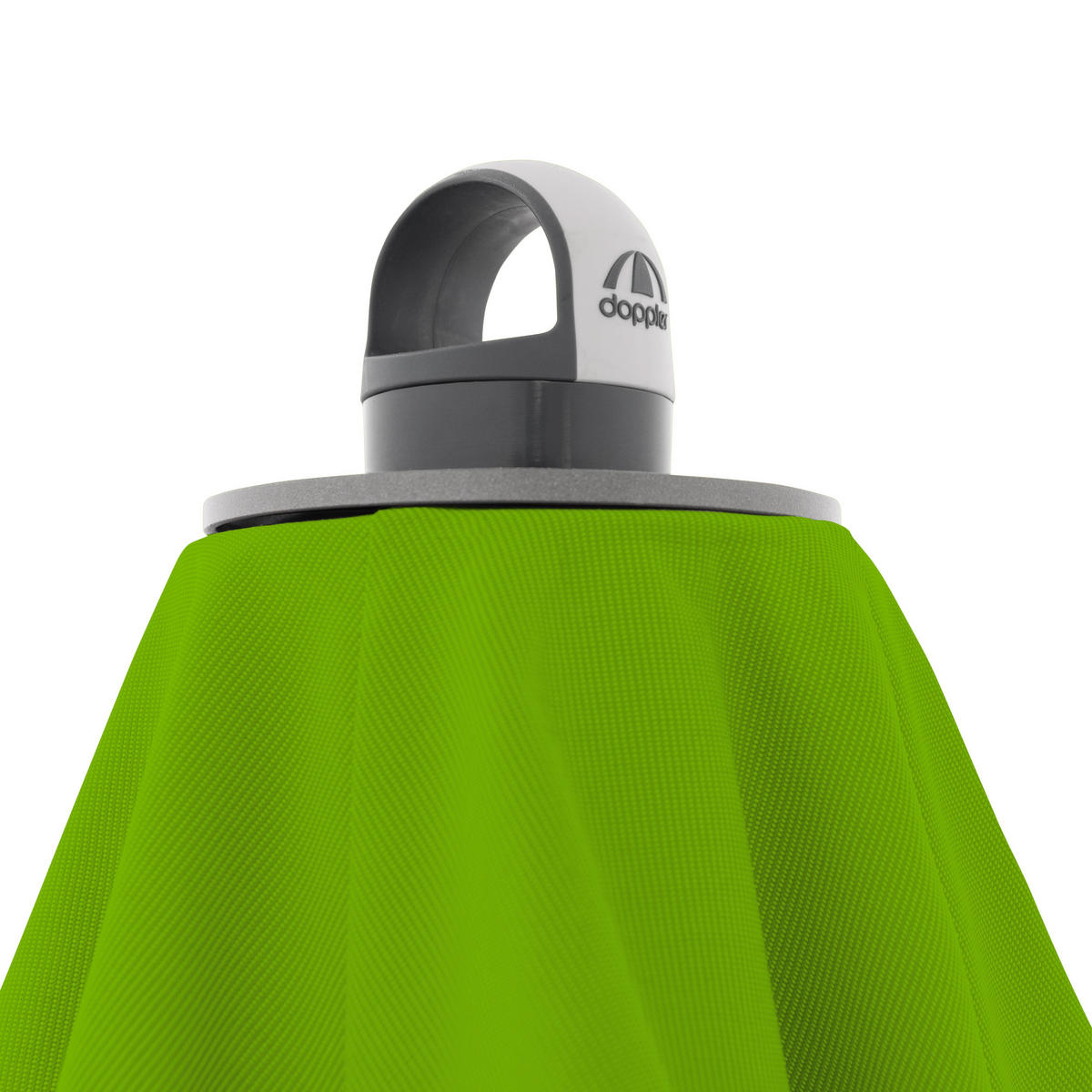 AMPELSCHIRM 300x300 cm  - Hellgrau/Hellgrün, Basics, Textil/Metall (300/300cm) - Doppler