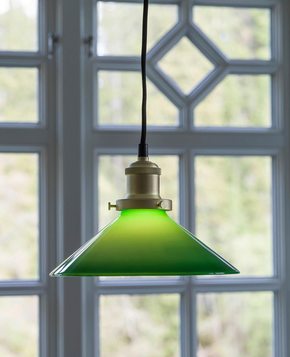 HÄNGELEUCHTE PR Home August 24,5/16/24,5 cm   - Grün, KONVENTIONELL, Glas (24,5/16/24,5cm)