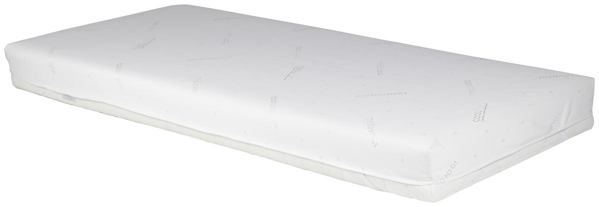 POSTELJNI NADVLOŽEK - bela, Design, tekstil (90/200cm) - Meblojogi