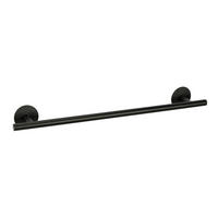 HANDTUCHSTANGE 60/7/7 cm  - Schwarz, KONVENTIONELL, Metall (60/7/7cm) - Schöner Wohnen