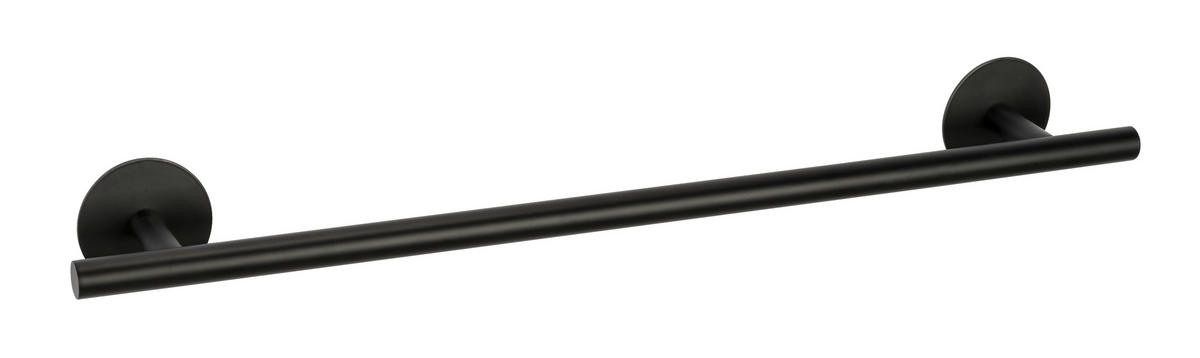 HANDTUCHSTANGE 60/7/7 cm  - Schwarz, KONVENTIONELL, Metall (60/7/7cm) - Schöner Wohnen