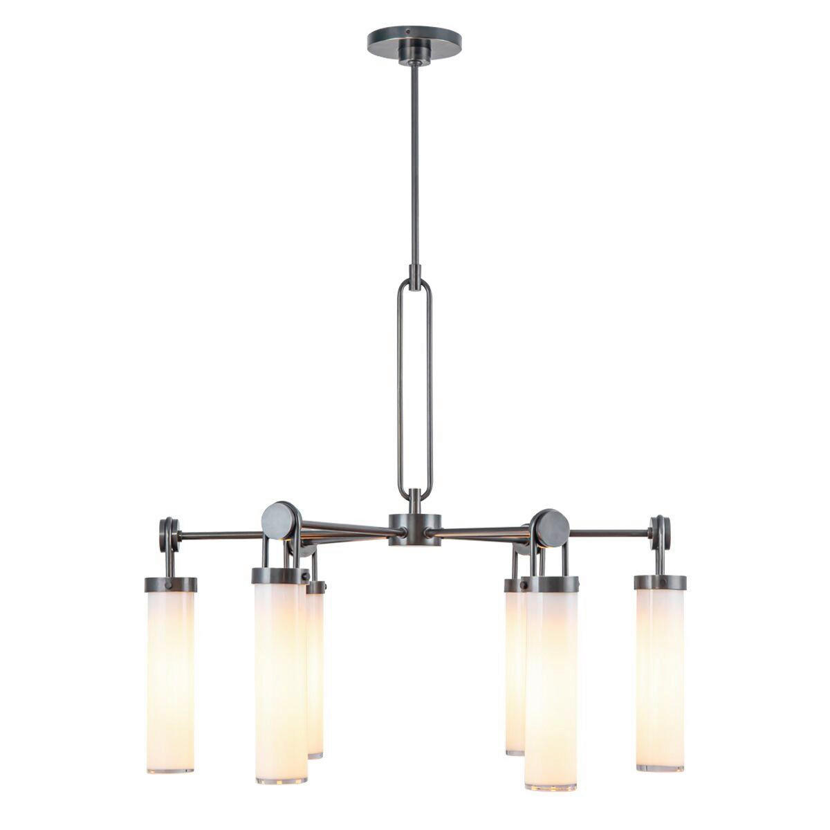 KRONLEUCHTER 75,2/81,7 cm   - Bronzefarben, KONVENTIONELL, Glas/Metall (75,2/81,7cm) - Elstead Lighting