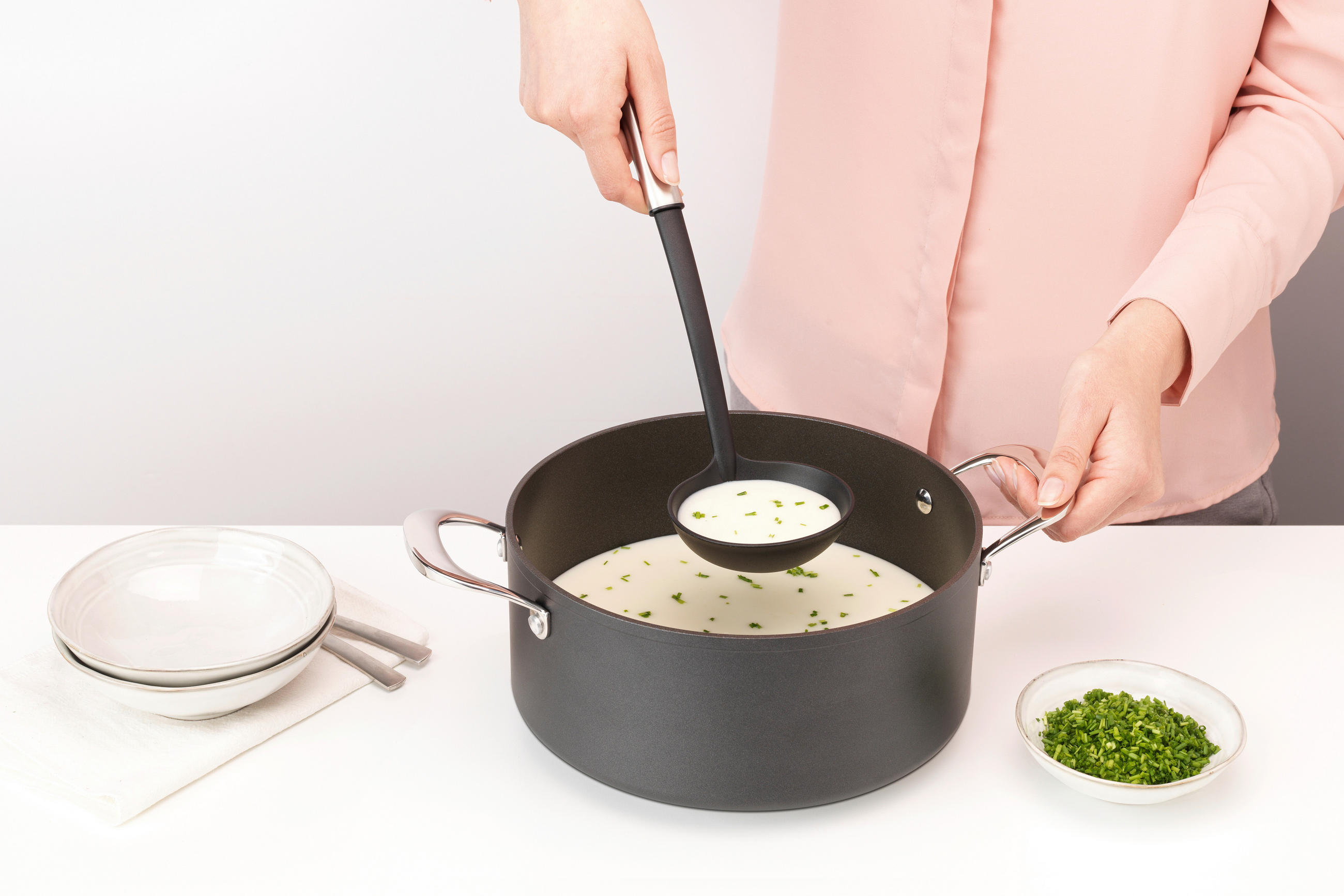 MERŐKANÁL - ezüst/fekete, Basics, műanyag/fém (0.108kg) - Brabantia