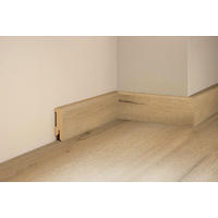 SOCKELLEISTE, Eiche Macadamia  - Basics, Holz (240/5/1,6cm) - Tilo