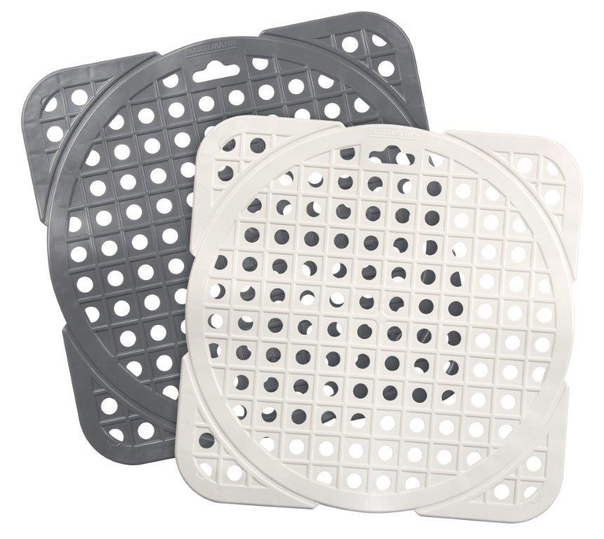 PODLOGA ZA POMIVALNO KORITO      30/30 cm               - siva/bela, Basics, umetna masa (30/30cm) - Homeware