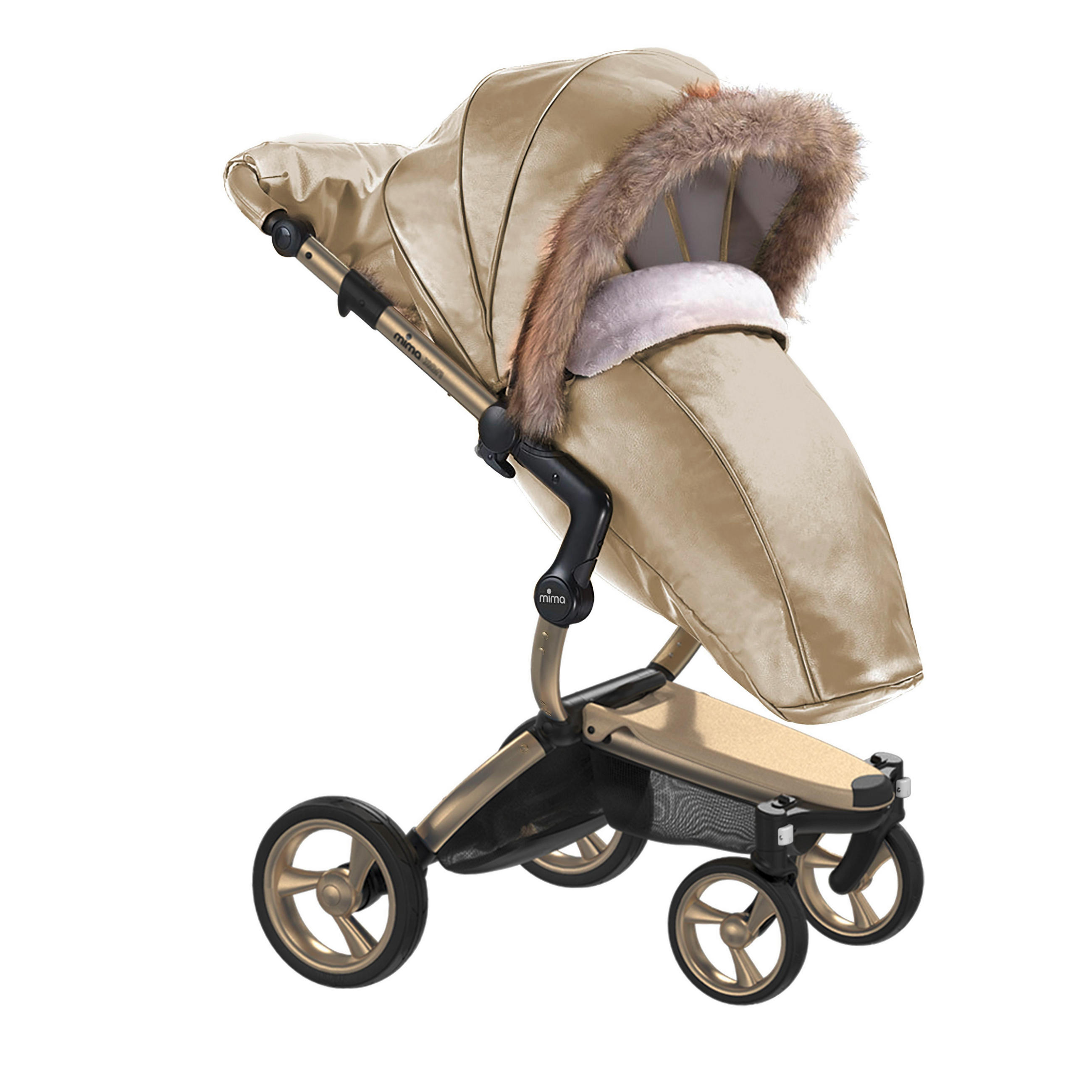 OPREMA DJEČJIH KOLICA MIMA XARI - boje šampanjca, Basics, tekstil (61/40/67,5cm) - Mima