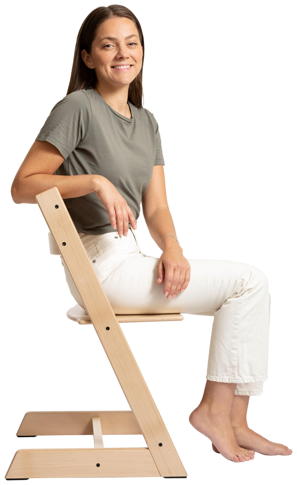 HOCHSTUHL-SET Tripp Trapp Bundles Naturfarben Natural  - Naturfarben, Basics, Holz (87/65/46cm) - Stokke