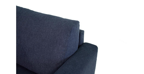 SCHLAFSOFA Webstoff Dunkelblau  - Schwarz/Dunkelblau, KONVENTIONELL, Textil (178/85/90cm) - Xora
