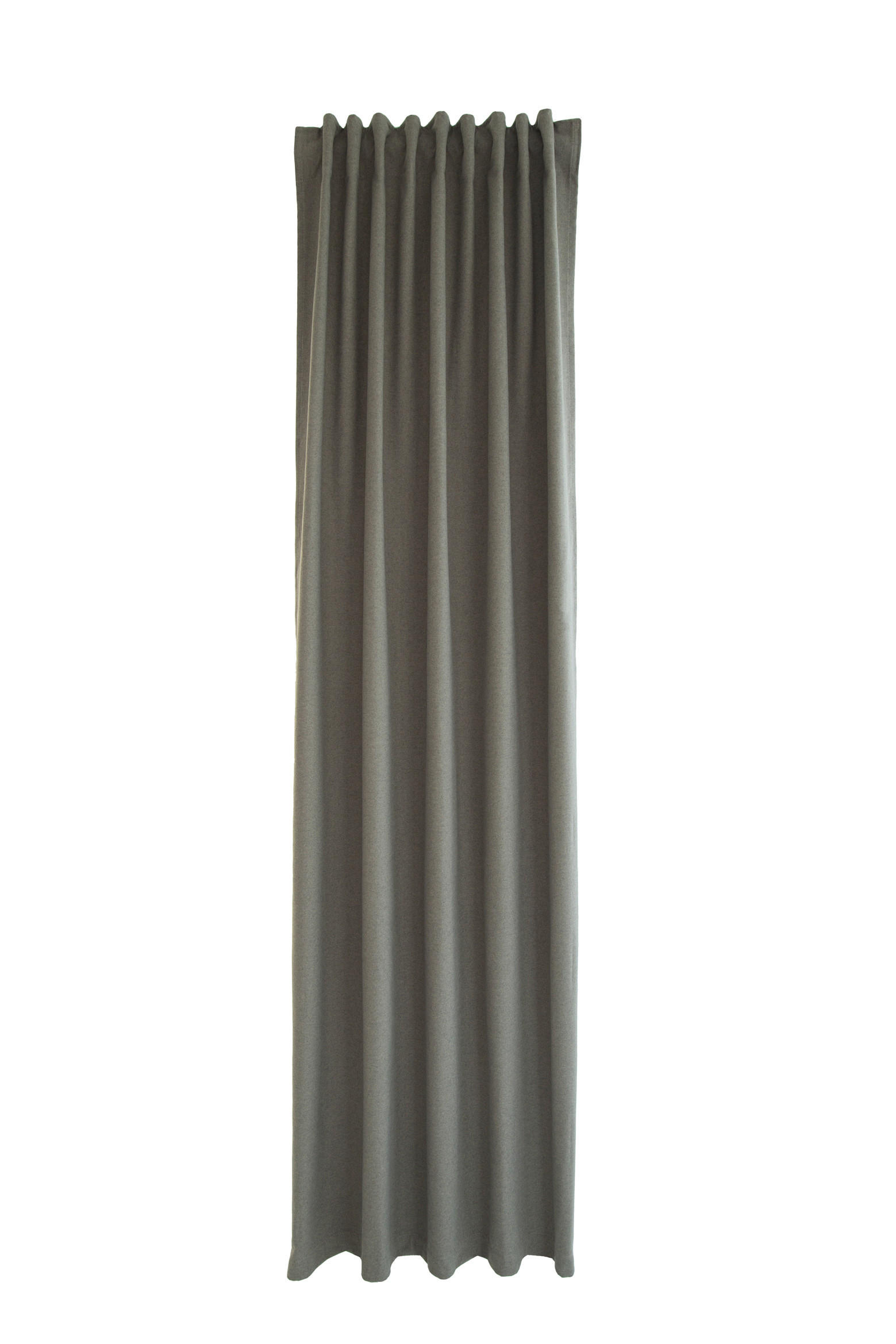 WÄRMESCHUTZVORHANG blickdicht 140/245 cm - Braun, Basics, Textil (140/245cm)