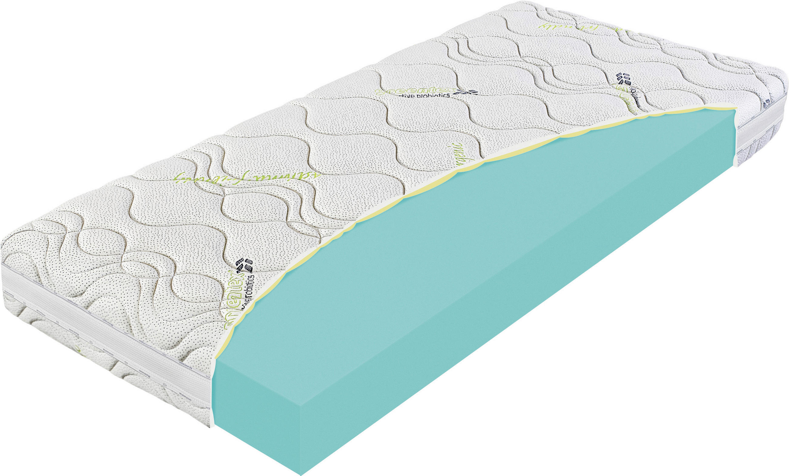 Saltea 200/120 cm  - alb, Modern, textil (200/120cm) - Materasso