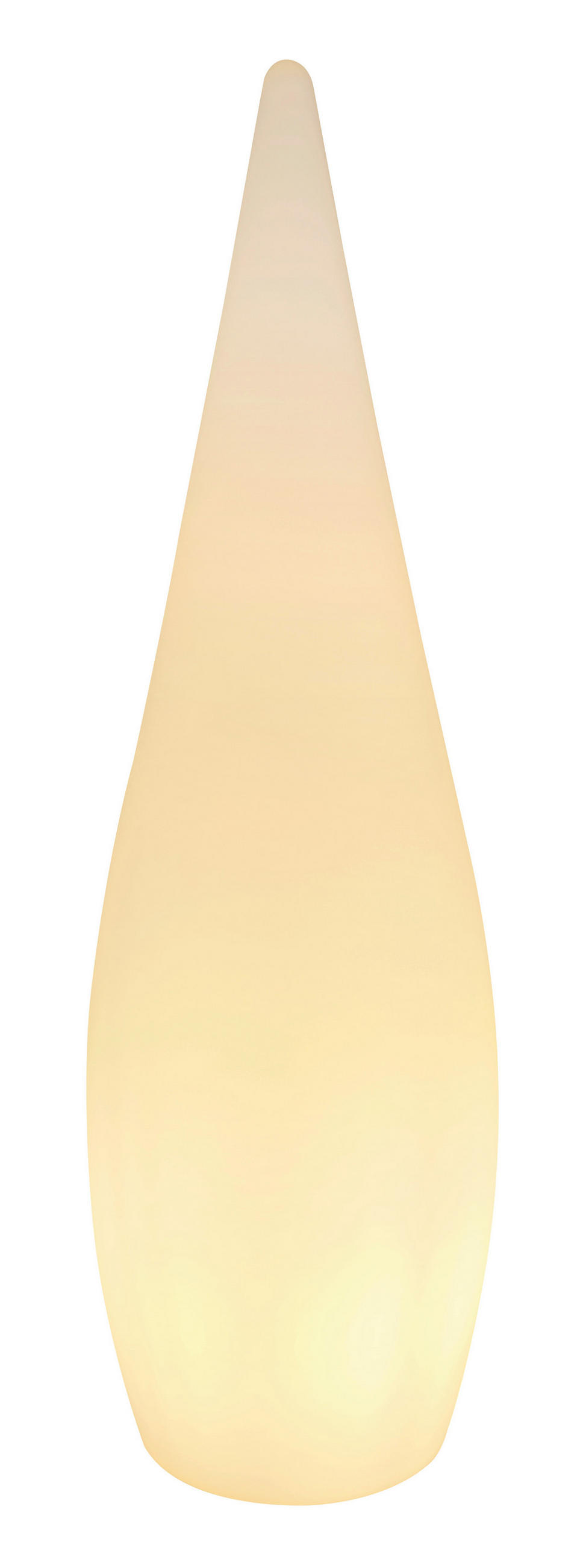 AUSSENSTEHLEUCHTE - Weiss/Opal, Basics, Kunststoff (24/9,6cm) - Globo